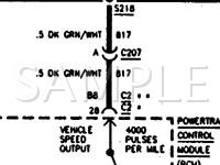 1995 Oldsmobile Achieva SL 2.3 L4 GAS Wiring Diagram