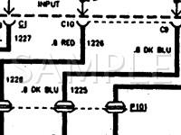 1995 GMC C2500 Suburban  6.5 V8 DIESEL Wiring Diagram