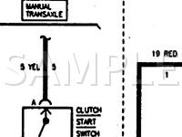1996 Chevrolet Cavalier LS 2.4 L4 GAS Wiring Diagram