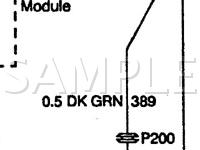 1996 Oldsmobile Ciera SL 2.2 L4 GAS Wiring Diagram