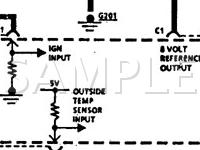 1996 Chevrolet Corvette  5.7 V8 GAS Wiring Diagram