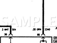 1996 Cadillac Deville  4.6 V8 GAS Wiring Diagram
