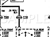 1996 Cadillac Eldorado Touring 4.6 V8 GAS Wiring Diagram