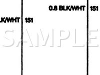 1996 Chevrolet G20 VAN Express 5.7 V8 GAS Wiring Diagram