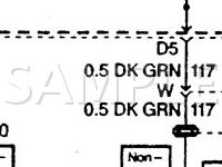 1996 GMC G15/G1500 VAN Savana 5.0 V8 GAS Wiring Diagram