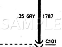 1996 Oldsmobile 98 Regency Elite 3.8 V6 GAS Wiring Diagram