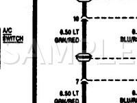 1996 GEO Metro  1.0 L3 GAS Wiring Diagram
