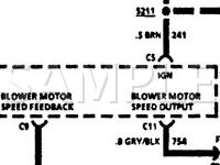 1996 Chevrolet Impala SS  5.7 V8 GAS Wiring Diagram