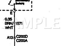 1997 Chevrolet Camaro  3.8 V6 GAS Wiring Diagram