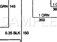 1997 Chevrolet Corvette  5.7 V8 GAS Wiring Diagram