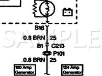 1997 GMC G25/G2500 VAN Cargo 6.5 V8 DIESEL Wiring Diagram