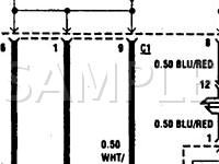 1997 GEO Prizm LSI 1.6 L4 GAS Wiring Diagram