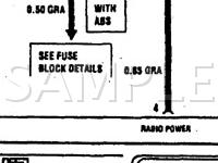 1997 GEO Prizm  1.6 L4 GAS Wiring Diagram