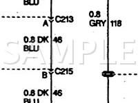1997 GMC Jimmy  4.3 V6 GAS Wiring Diagram