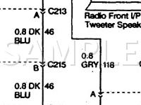 1997 Chevrolet Blazer  4.3 V6 GAS Wiring Diagram