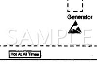 1999 Pontiac Grand AM  2.4 L4 GAS Wiring Diagram