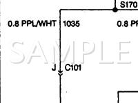1999 Chevrolet Camaro SS 5.7 V8 GAS Wiring Diagram