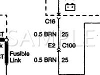 1999 Chevrolet Monte Carlo  3.8 V6 GAS Wiring Diagram