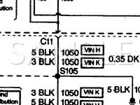 1999 Oldsmobile Intrigue  3.5 V6 GAS Wiring Diagram