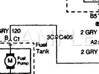 1999 Buick Regal  3.8 V6 GAS Wiring Diagram