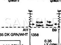 1999 Oldsmobile Intrigue  3.8 V6 GAS Wiring Diagram