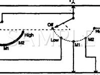 1999 Chevrolet Metro  1.0 L3 GAS Wiring Diagram