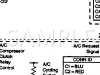 1999 GMC Sonoma  4.3 V6 GAS Wiring Diagram