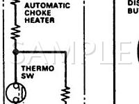1987 Honda Civic 1300 1.3 L4 GAS Wiring Diagram