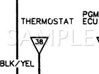 1989 Honda Civic SI 1.6 L4 GAS Wiring Diagram
