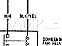 1990 Honda Civic 4WD 1.6 L4 GAS Wiring Diagram