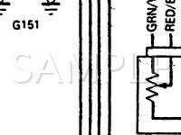 1991 Honda CRX SI 1.6 L4 GAS Wiring Diagram