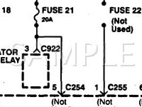 1994 Honda Accord LX 2.2 L4 GAS Wiring Diagram