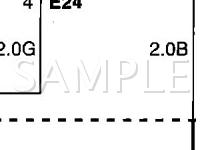 2004 Hyundai Accent  1.6 L4 GAS Wiring Diagram