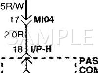 2004 Hyundai Elantra GLS 2.0 L4 GAS Wiring Diagram
