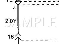 2004 Hyundai Santa FE  2.7 V6 GAS Wiring Diagram