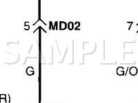 2005 Hyundai Accent GT 1.6 L4 GAS Wiring Diagram