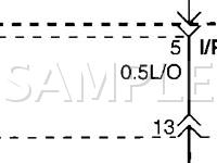 2005 Hyundai Elantra GLS 2.0 L4 GAS Wiring Diagram
