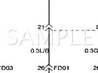 2006 Hyundai Accent GL 1.6 L4 GAS Wiring Diagram