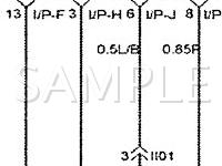 2006 Hyundai Accent GSI 1.6 L4 GAS Wiring Diagram