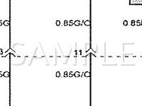 2006 Hyundai Accent GL 1.6 L4 GAS Wiring Diagram