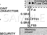 2006 Hyundai Azera SE 3.8 V6 GAS Wiring Diagram