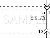2006 Hyundai Elantra Limited 2.0 L4 GAS Wiring Diagram