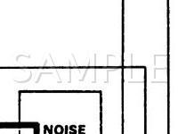 1989 Hyundai Sonata Deluxe 2.4 L4 GAS Wiring Diagram