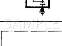 1990 Hyundai Sonata GLS 3.0 V6 GAS Wiring Diagram