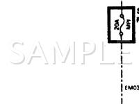 1991 Hyundai Excel  1.5 L4 GAS Wiring Diagram