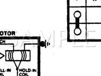 1991 Hyundai Excel GLS 1.5 L4 GAS Wiring Diagram
