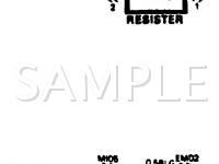 1991 Hyundai Scoupe  1.5 L4 GAS Wiring Diagram