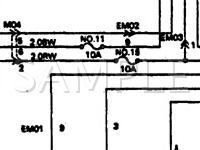 1991 Hyundai Sonata GLS 3.0 V6 GAS Wiring Diagram