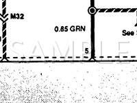 1992 Hyundai Excel CXL 1.5 L4 GAS Wiring Diagram