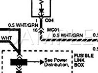 1992 Hyundai Sonata GL 2.0 L4 GAS Wiring Diagram